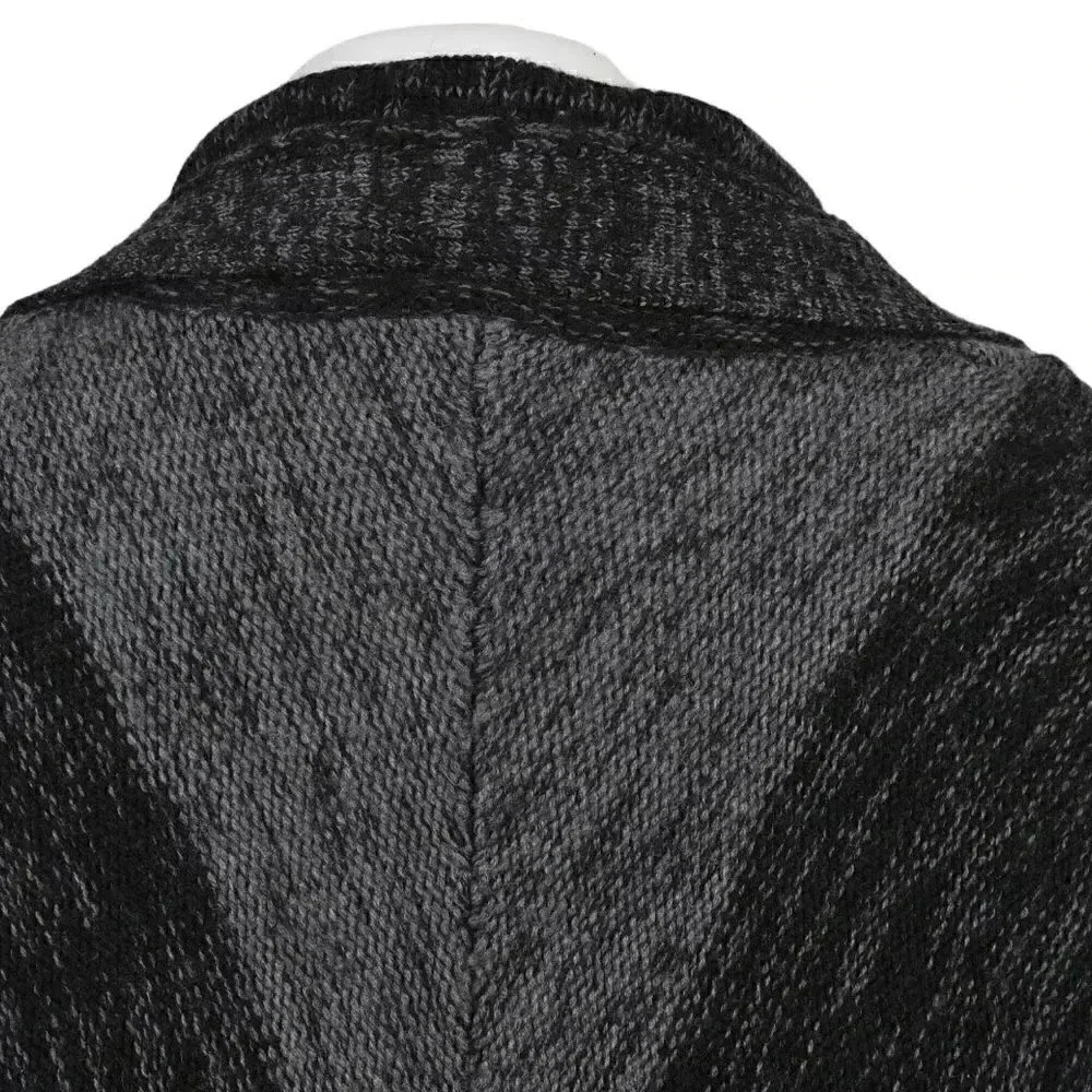 Banana Republic 100% Merino Wool Striped Cardigan  Button Front Sweater Medium - Picture 7 of 11